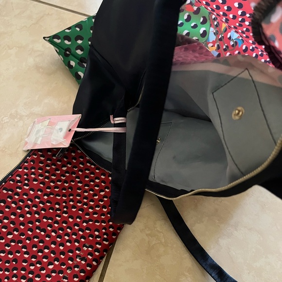 Ted Baker Black Floral Tote Bag - Picture 10 of 10